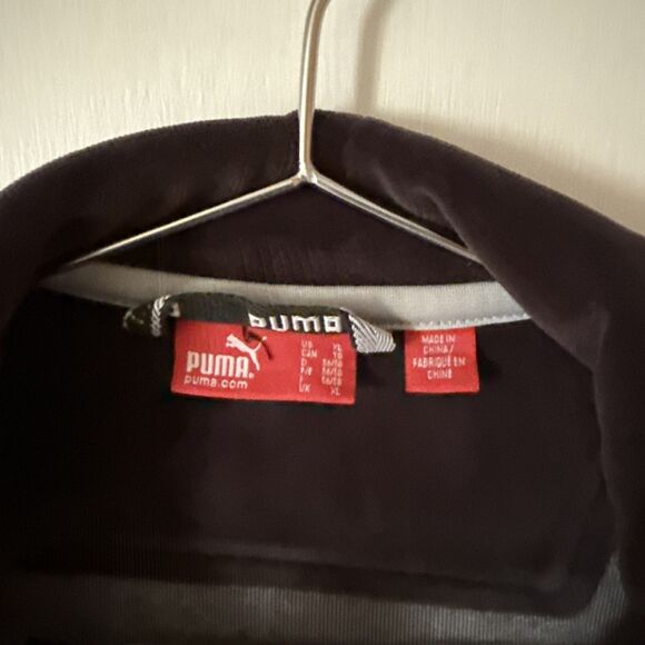 Vtg Puma Velour Full Zip Track Jacket Brown | Mens XL - Picture 3 of 16